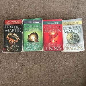 Game of Thrones incomplete set 4 books.
